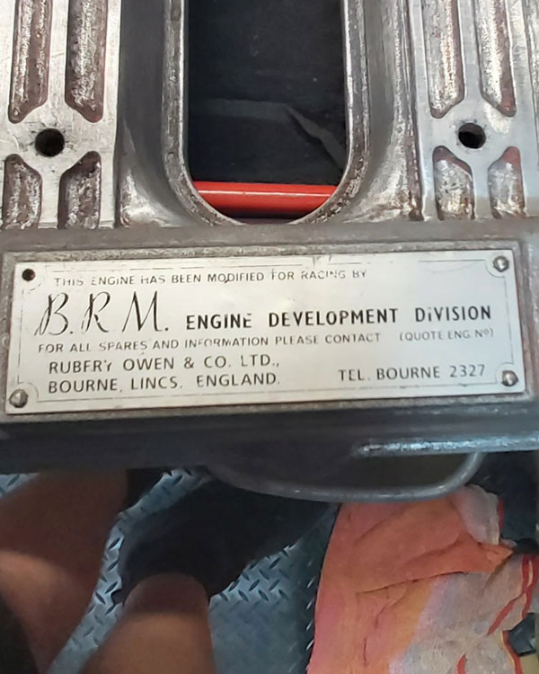 BRM racing parts Bourne Lincs