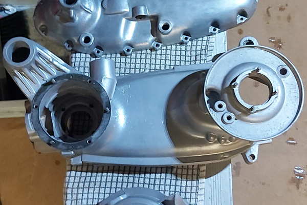 Lambretta parts came out nice from the Vapour cabinet