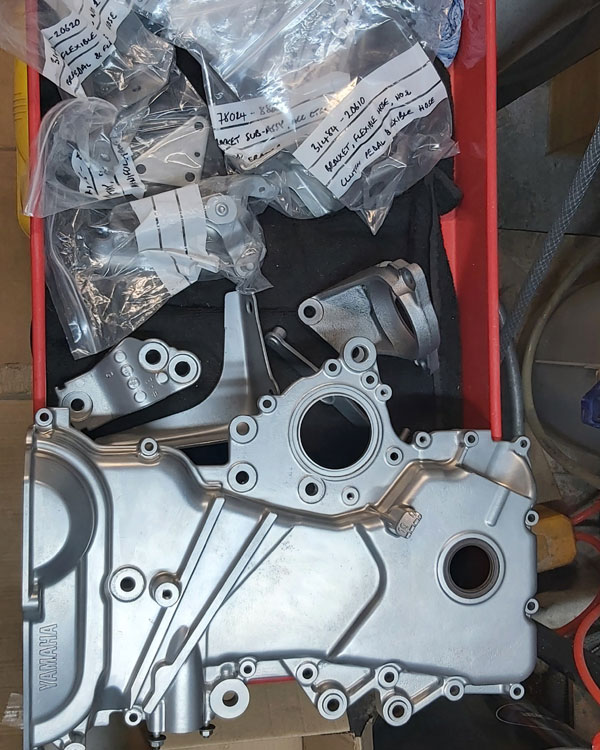 Toyota Celica vapour blasted finish