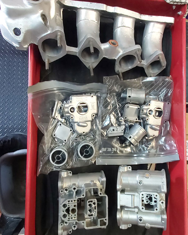 Weber carbs and manifold from TR7